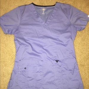 Med Couture Women’s Ceil Blue Scrub Top